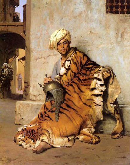 Jean-Leon Gerome Pelt Merchant of Cairo China oil painting art